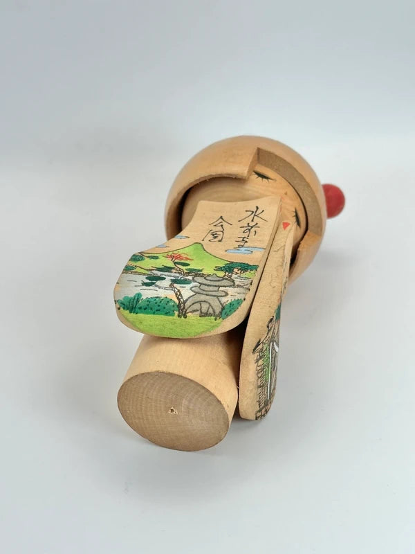 K15055 - Vintage sosaku kokeshi from Kumamoto