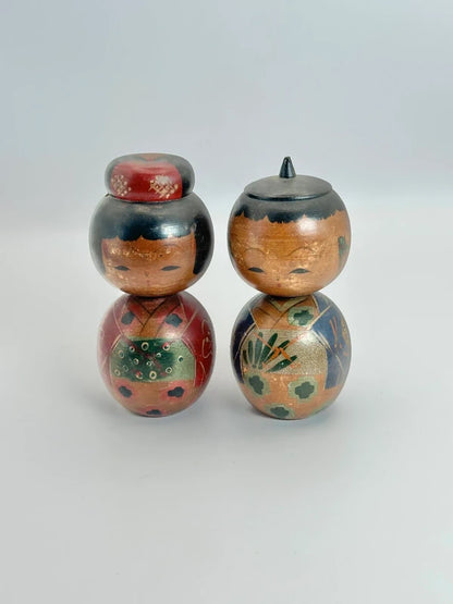 K10125 - Pair of Vintage Donko koeshi dolls
