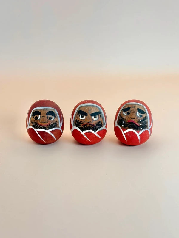 K05031 - Ensemble de poupées Yamanaka Daruma en bois