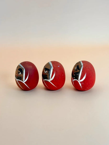 K05031 - Ensemble de poupées Yamanaka Daruma en bois