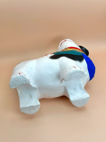 FT48 - Folk toy ceramic Kyoto 土人形の福犬
