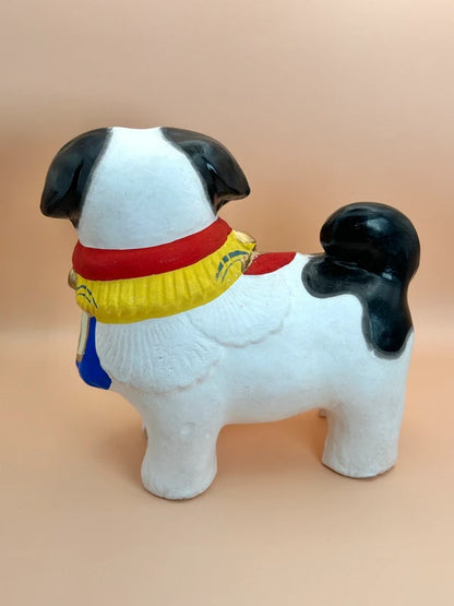 FT48 - Folk toy ceramic Kyoto 土人形の福犬