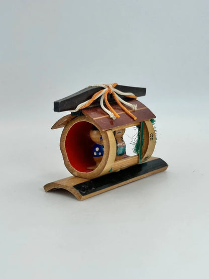 FT138 - Nikko omiyage folk craft kokeshi Kago 日光