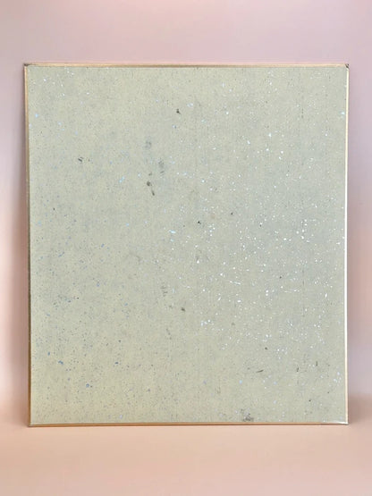 SHP87 - Vintage Japanese Chigiri-e Shikishi card