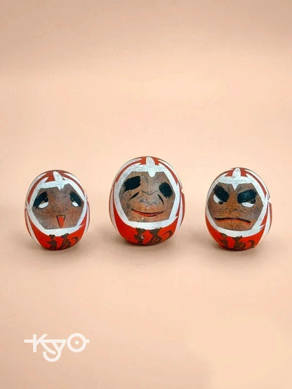 K05036 - Ensemble de poupées Yamanaka Daruma en bois