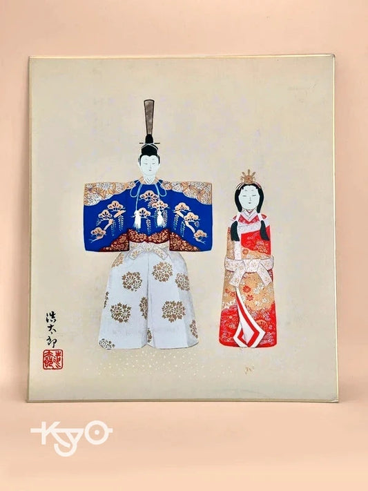 SHP74 - Hina Dolls for Peach Festival Shikishi 吉岡浩太郎