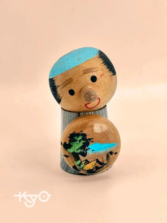 K10122 - Vintage omiyage kokeshi Waka no Yu 若の湯
