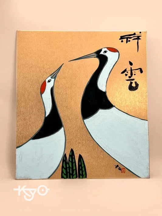 SHP72 - Original Shikishi ︱tanchozuru 丹頂鶴
