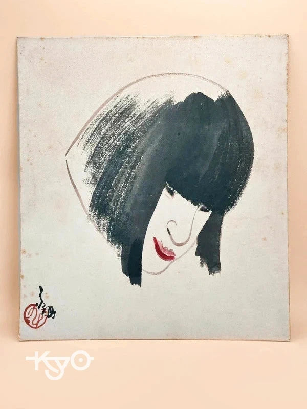 SHP71 - Original Shikishi artwork card Japan