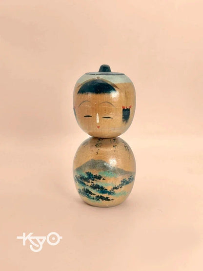 K10121 - Poupée kokeshi Onsen omiyage vintage