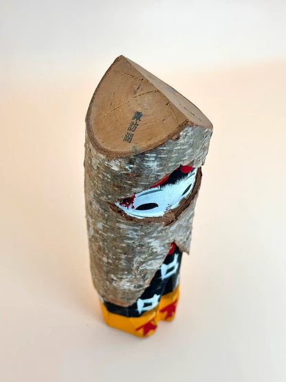 K15070 - Vintage Yukinko Kokeshi itto-bori 一刀彫