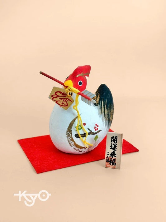 FT142 - Japanese Papier-Mâché Rooster Folk Toy