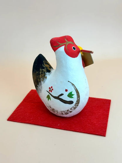 FT142 - Japanese Papier-Mâché Rooster Folk Toy