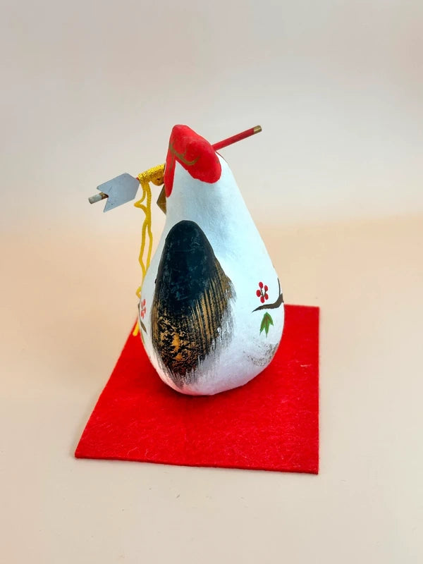 FT142 - Japanese Papier-Mâché Rooster Folk Toy