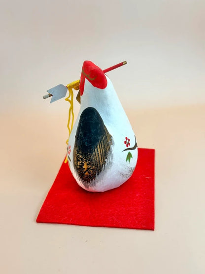 FT142 - Japanese Papier-Mâché Rooster Folk Toy