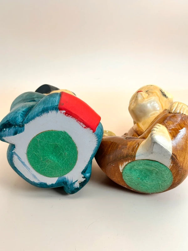FT145 - Vintage Pottery of Okame and Hyottoko