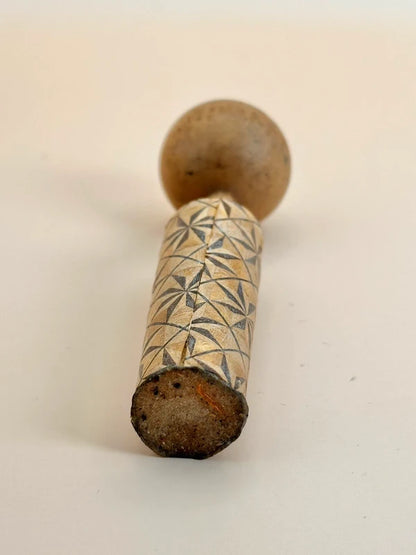 K10133 - Sōsaku Kokeshi with Kumiko-Inspired design