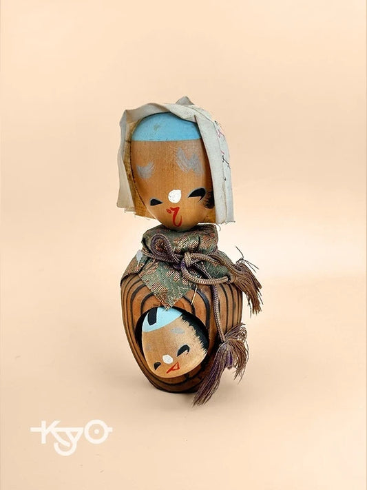 K15074 - Omiyage kokeshi Yaji-san and Kita-san