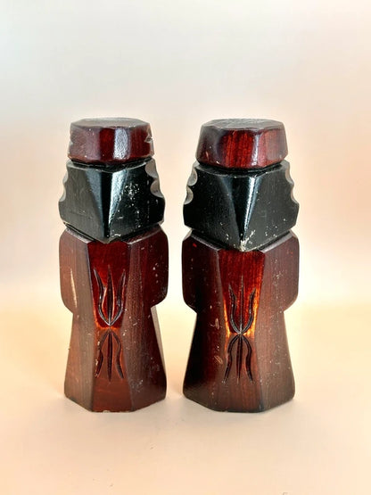 K15080 - Sosaku Kokeshi Doll Pair – Ainu Couple Set