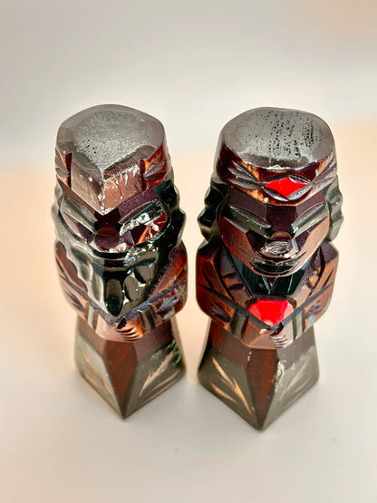 K15080 - Sosaku Kokeshi Doll Pair – Ainu Couple Set
