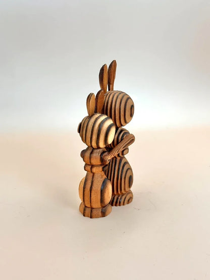 FT155 - Japan Folk crafts Rabbit Cryptomeria