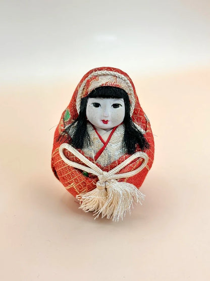 FT157 - Japanese vintage folk toy Hime Daruma