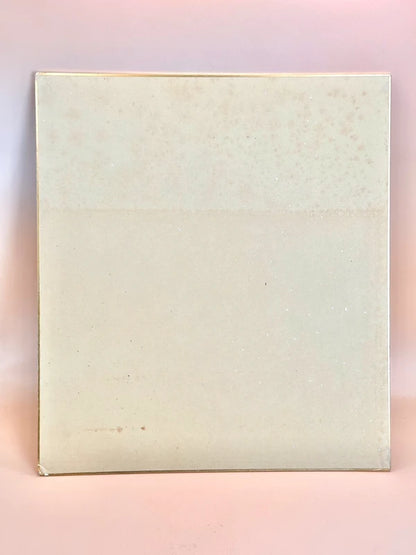 SHP120 - Vintage Japanese Chigiri-e Shikishi card
