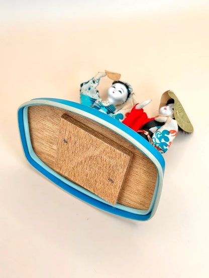 FT159 - Vintage Awa Odori Folk Doll Pair