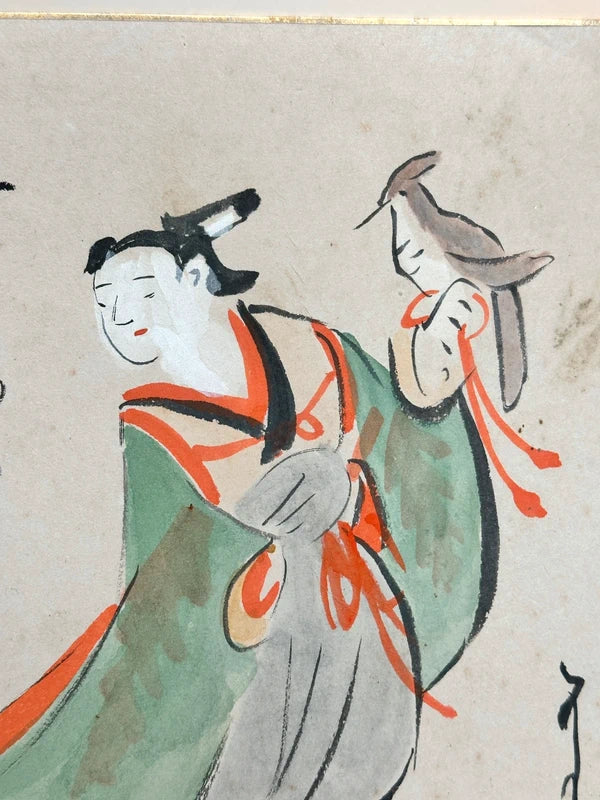 SHP121 - Original shikishi by Kema Nanboku 食満南北