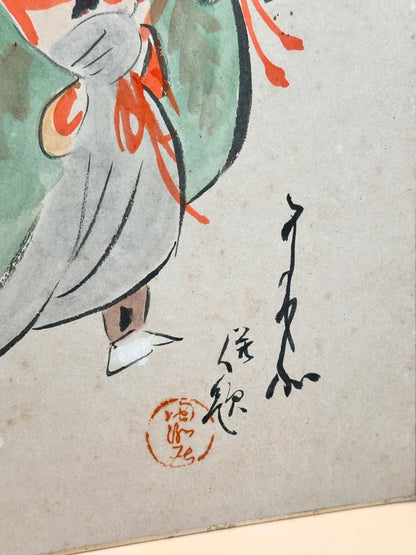 SHP121 - Original shikishi by Kema Nanboku 食満南北