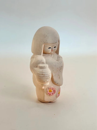 FT165 - Vintage tsuchi ningyō clay doll 土人形