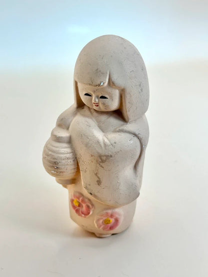 FT165 - Vintage tsuchi ningyō clay doll 土人形