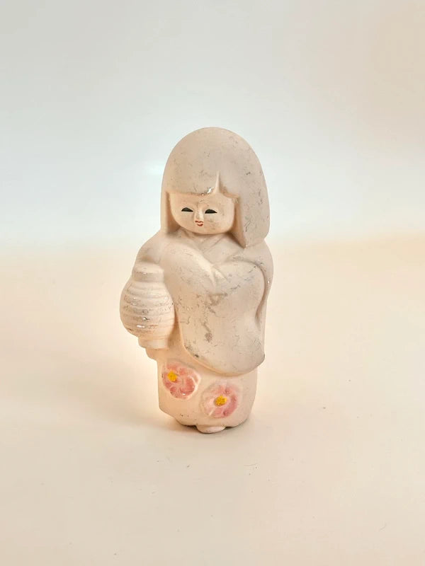 FT165 - Vintage tsuchi ningyō clay doll 土人形