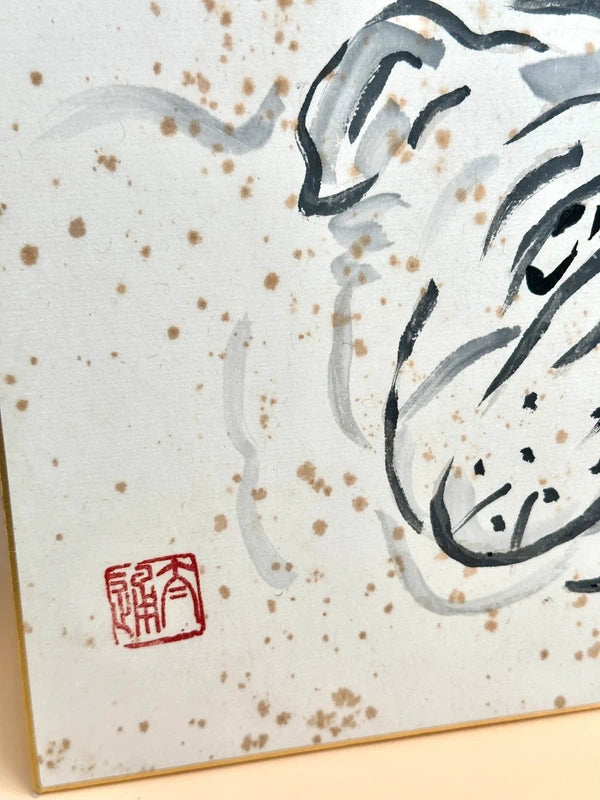 SHP129 - Original shikishi by Taitsū Kōno 河野太通