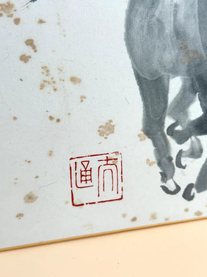 SHP131 - Original shikishi by Taitsū Kōno 河野太通