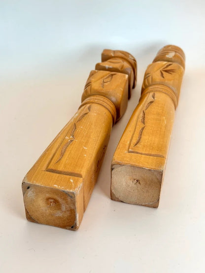 K25045 - Sosaku Ainu Kokeshi Pair – Lake Mashū 摩周湖