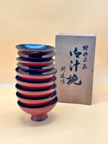 TB05 - Set of Aizu-nuri lacquerware