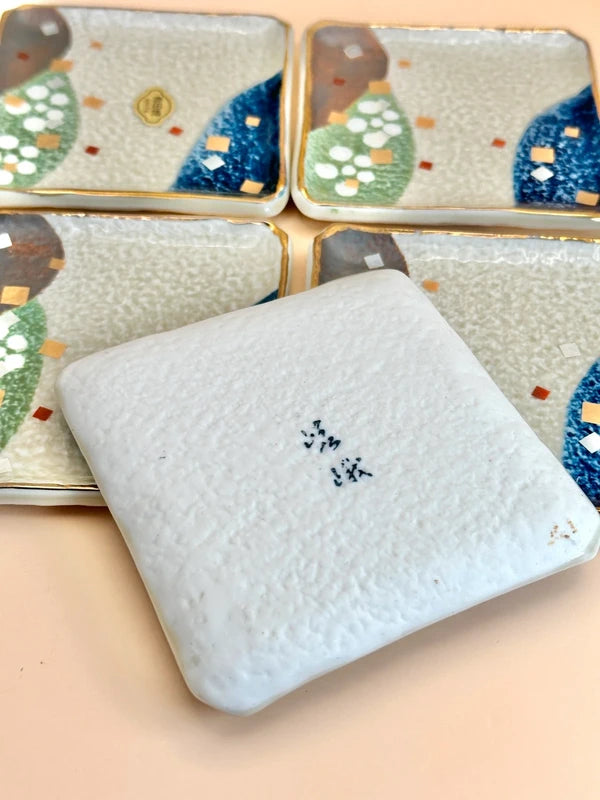 TB13 - Arita Ware Square Plates – Heian Collection 有田焼