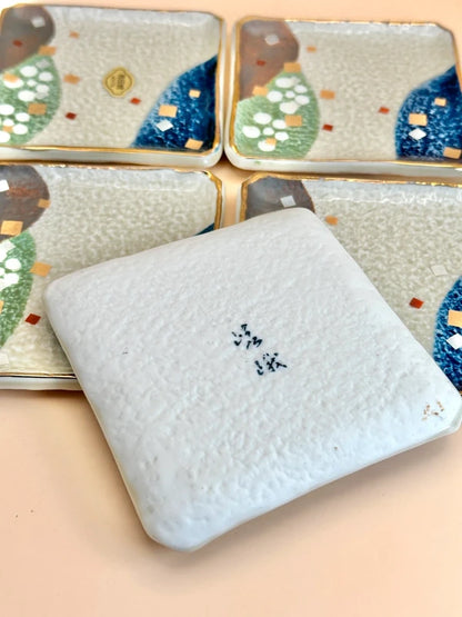 TB13 - Arita Ware Square Plates – Heian Collection 有田焼