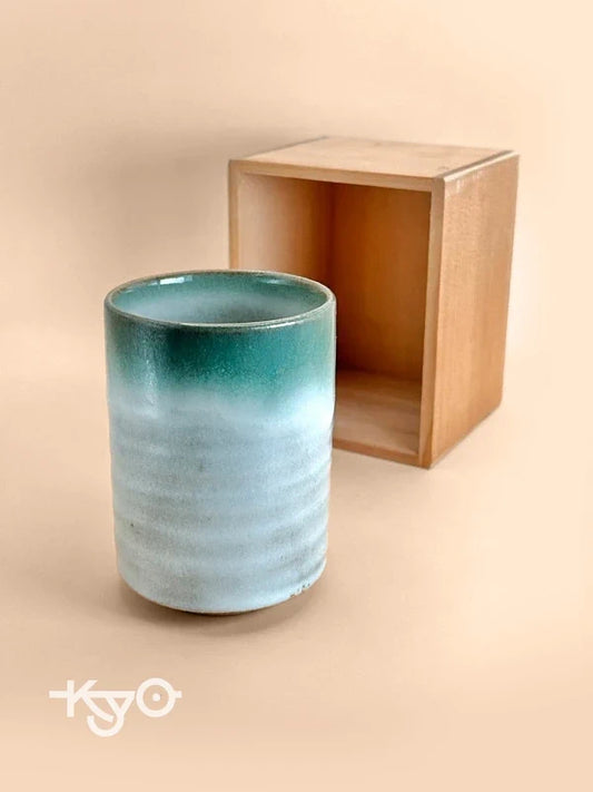 TB14 - Handcrafted Ueno-yaki Green Tea Cup