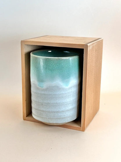 TB14 - Handcrafted Ueno-yaki Green Tea Cup