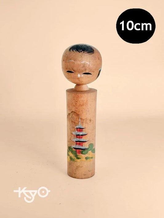 K10146 - Omiyage kokeshi from Kyoto Kiyomizu-dera 清水寺