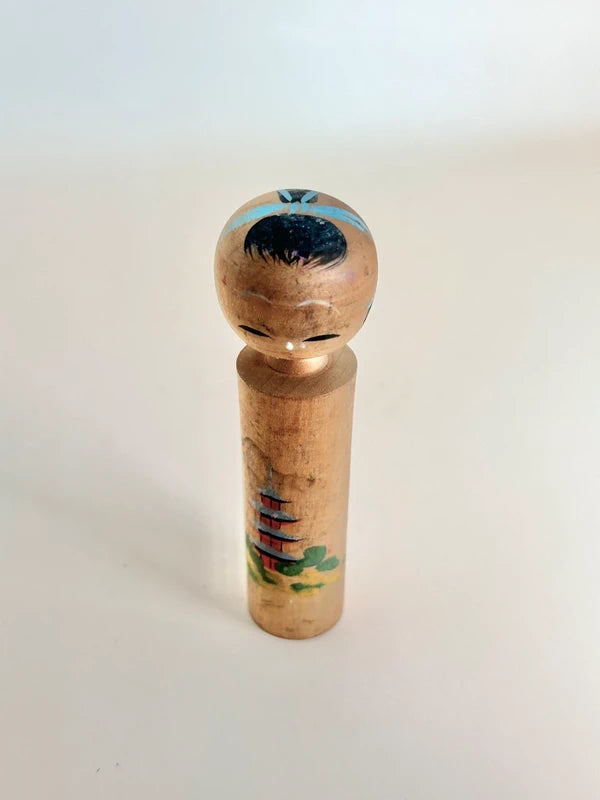 K10146 - Omiyage kokeshi from Kyoto Kiyomizu-dera 清水寺