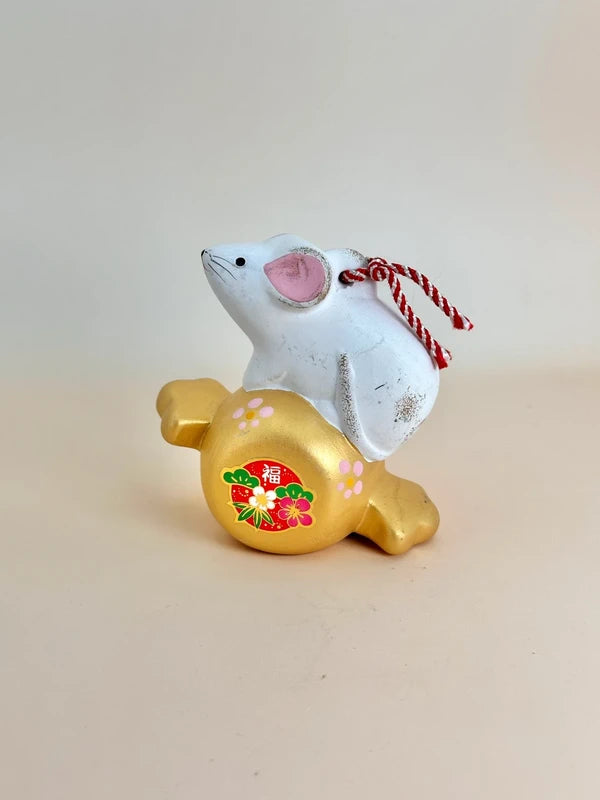 CB055 - Dorei clay bell crafted by Yakushigama 薬師窯