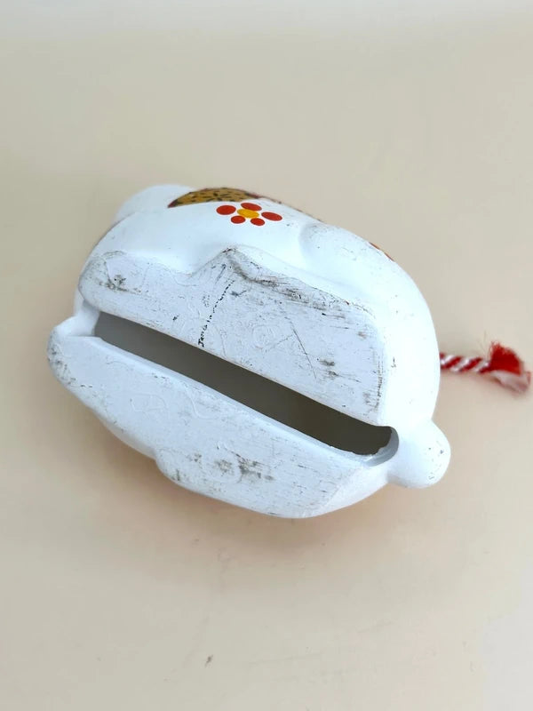CB056 - Japanese clay bell ornament Dorei 薬師窯