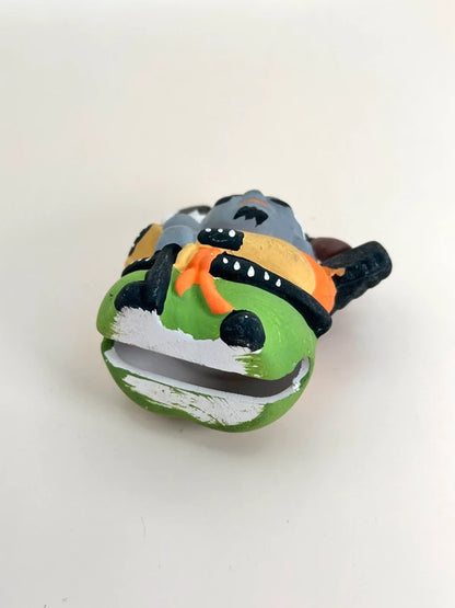 CB060 - RARE Ōtsu-e Dorei clay bell of Benkei