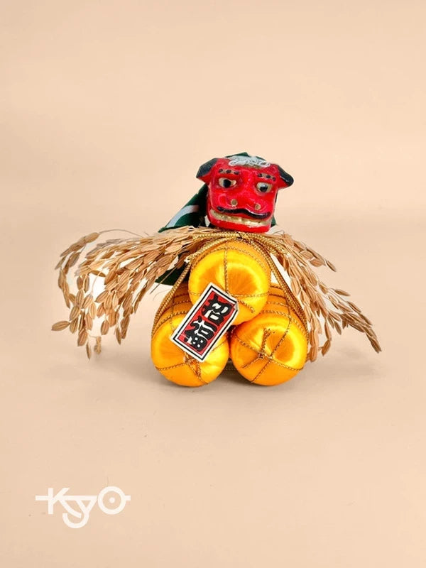 FT182 - Vintage folk crafts Shishi-mai Lion 獅子舞