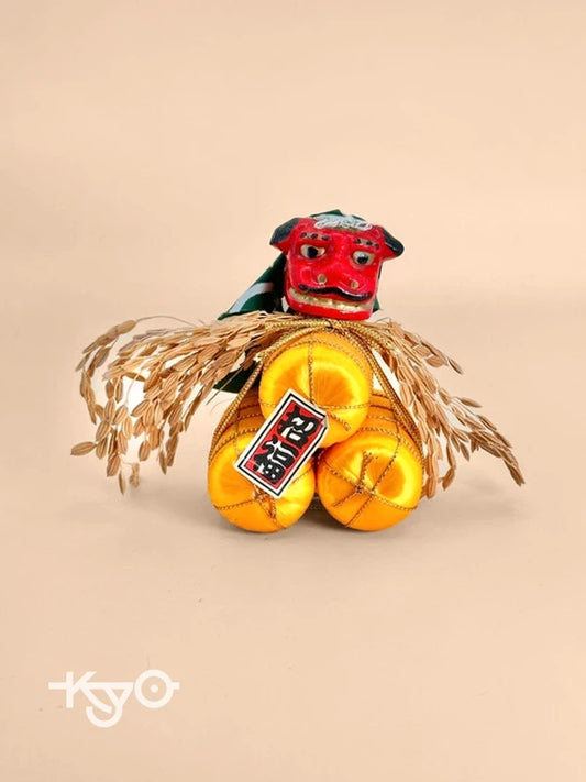 FT182 - Vintage folk crafts Shishi-mai Lion 獅子舞
