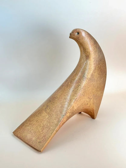 FT184 - Vintage cast iron doves by Sotaro Saegusa 三枝惣太郎