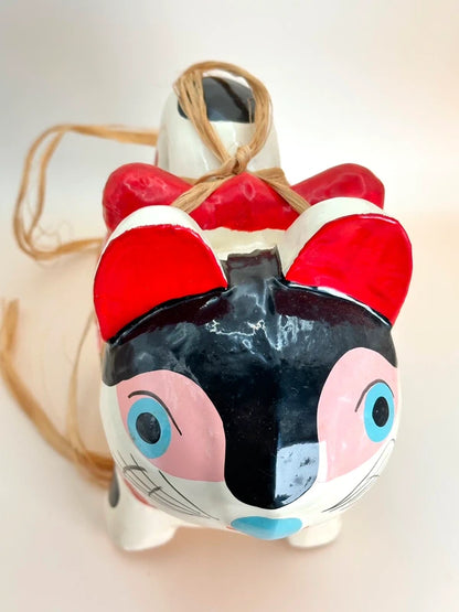 FT187 - LARGE Nagoya Inu Hariko folk craft 犬張子